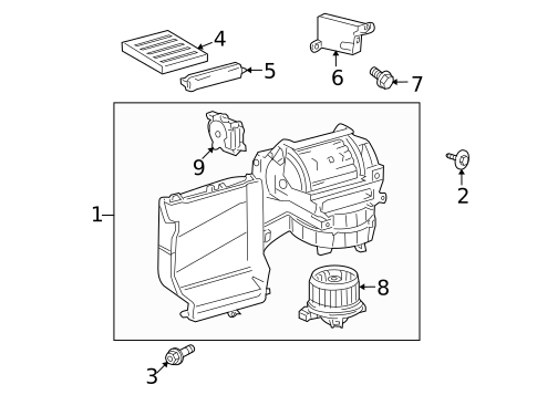 Blower Motor & Fan for 2008 Toyota Sequoia #0