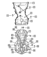 68055518AA - Engine 2.0L Four Cylinder: Bolt Bolt, Mounting for Mopar Image