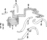 2546236700 - : 1995-1998 Hyundai Sonata - Oil Cooler Insulator for Hyundai: Sonata Image