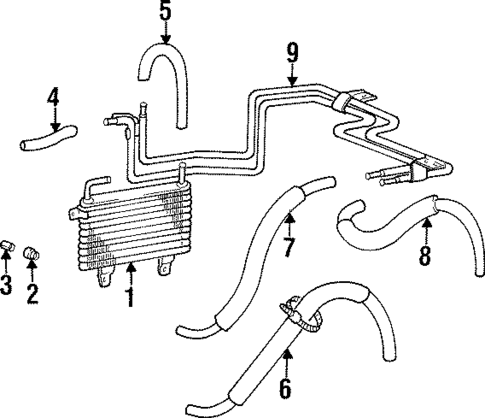 Trans Oil Cooler for 1998 Hyundai Sonata #0