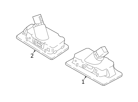 License Lamps for 2017 Hyundai Elantra #0