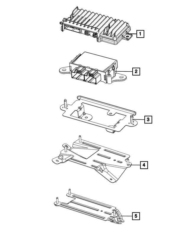 68624165AD - Electrical: Park Assist Module for Mopar Image