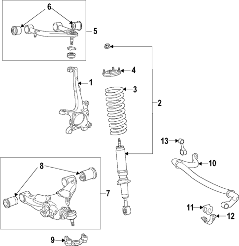 Upper Control Arm for 2018 Toyota Sequoia #0