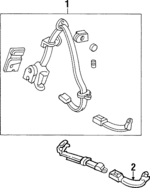 4824SK7A00ZB - : Rear Belt Assembly for Acura Image