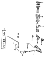22400389 - Suspension: Strut for Buick: Riviera | Cadillac: Allante, DeVille, Eldorado, Seville | Oldsmobile: Toronado Image