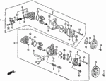56480PC1040 - Engine: PULLEY ASSY., POWER STEERING PUMP for Honda Image