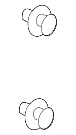 91560SZWJ01 - Body: Cowl Trim Clip for Honda: Accord, Civic, Clarity, CR-V, CR-Z, Fit, HR-V, Insight, Odyssey, Passport, Pilot, Ridgeline Image