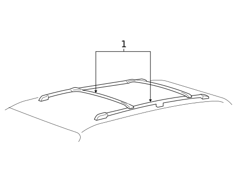Luggage Carrier for 2005 Kia Sedona #0