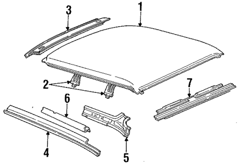Roof for 1986 Ford Escort #0