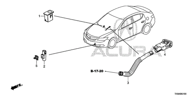 A/C Sensor for 2013 Acura ILX #0