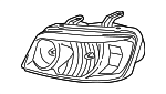 8117048570 - : Headlamp Assembly - DRIVERS SIDE for Toyota: Highlander Image