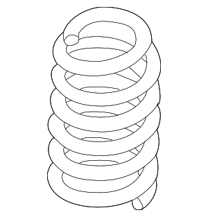 DG1Z5560D - Suspension: 2013-2018 Ford Coil Spring for Ford: Special Service Police Sedan, Taurus Image