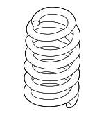 DG1Z5560D - Suspension: Spring for Ford: Special Service Police Sedan, Taurus Image