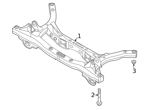 Suspension Mounting for 2020 Kia Forte #1