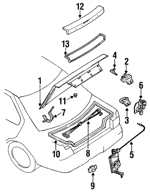 8467060U00 - Body: Bellcrank for Infiniti Image