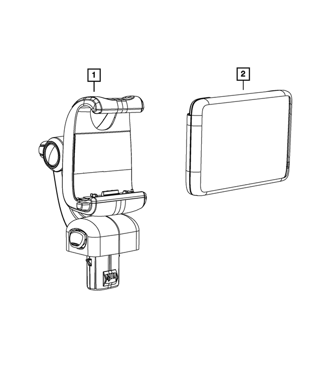 68191653AB - : Vehicle Navigation Kit for Mopar Image