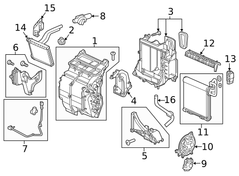 CLIMAPARTS A/C Condenser For Honda CR-V 2.4L L4 (2007-2011) – Aluminum, Leak Tested