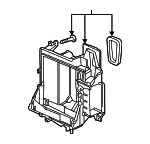 79107T5RA01 - HVAC: Lower Cover for Honda: Fit, HR-V Image