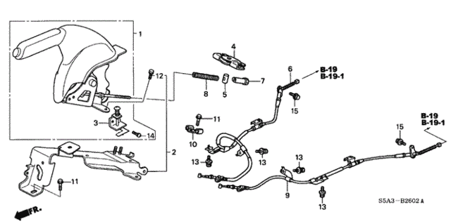 Parking Brake (3) for 2003 Honda Civic #0