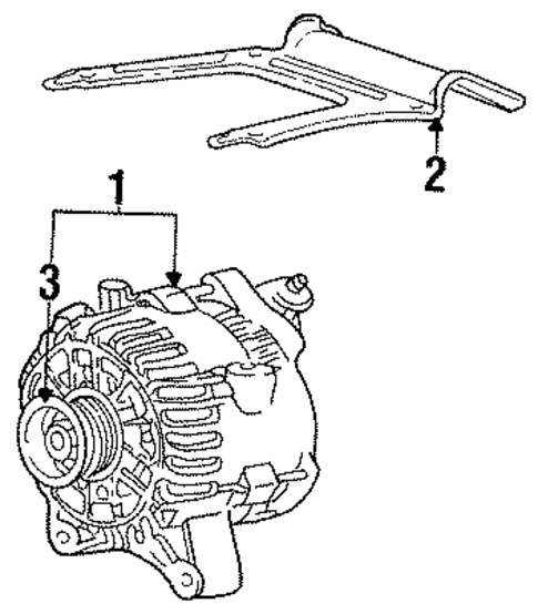 Alternator for 1998 Lincoln Town Car #1