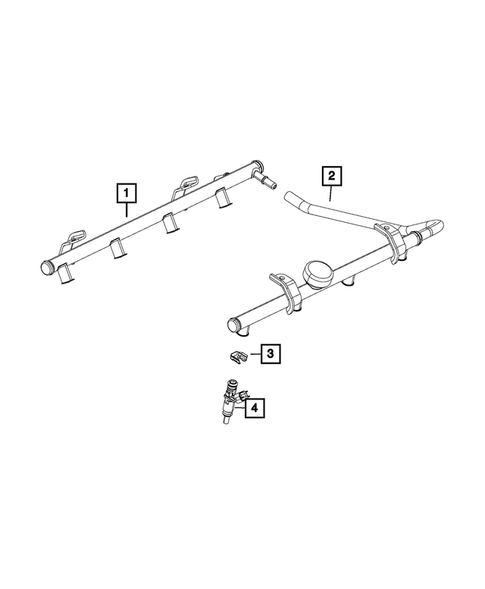 Fuel Rail and Injectors for 2016 Dodge Challenger #0