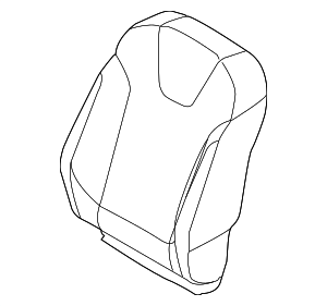 CV6Z5864416LA - Body: Seat Back Cushion Cover for Ford Image