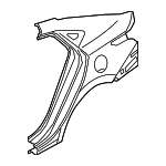 71504J0C00 - Body: Quarter Panel for Hyundai: Accent Image