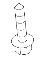 1249306167E - Body: Mud Guard Screw for Genesis: G80 | Hyundai: Accent Image