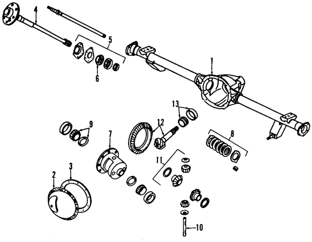 83503090 - Universals &amp; Rear Axle: Axle Shafts for Mopar Image