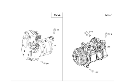A/C Compressor for 2021 Mercedes-Benz AMG GT 43 #0