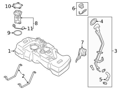 Fuel Storage for 2013 Nissan Sentra #0