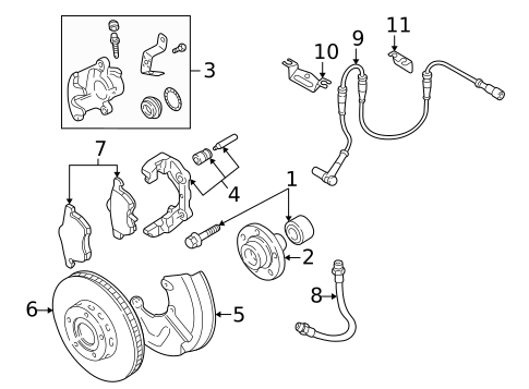 Brackets, Flanges & Hangers for 1999 Audi A8 Quattro #0