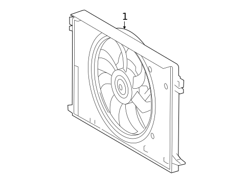 Cooling Fan for 2025 Toyota RAV4 #0