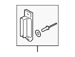 7L0498871 - Steering: Power Steering Cooler Bracket for Audi Image