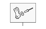 7L0498849 - Steering: Power Steering Cooler Bracket for Audi Image