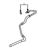 7L6422891B - Steering: Lower Return Line for Audi Image
