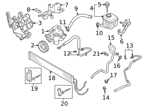 Brackets, Flanges & Hangers for 2009 Audi Q7 #0