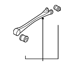 20250FE100 - : Trailing Arm for Subaru: Impreza Image