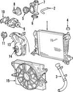 PW431 - Cooling System: Water Pump for Ford Image image