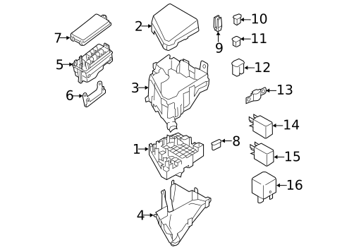 Fuse & Relay for 2022 Subaru Forester #0