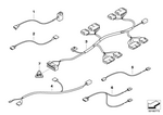 52108255704 - Vehicle Electrical System: Wire, Seat Belt Tensioner/Seat Plug for BMW Image
