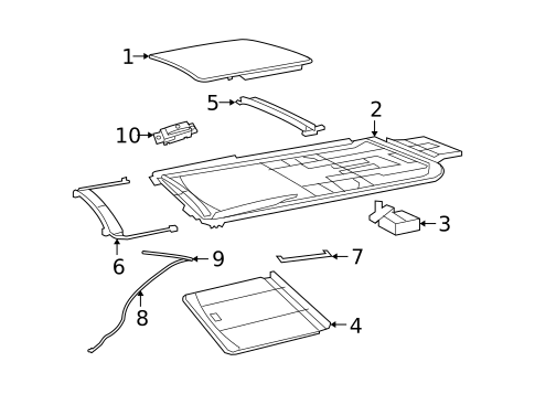 Sunroof for 2013 Dodge Grand Caravan #0