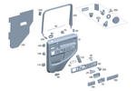 4637308801 - Rear Door: Trim, Rear Door for Mercedes-Benz Image