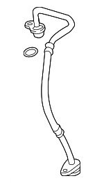 6M145144E - : Oil Line for Audi: A6 allroad, A6 Quattro, A7 Sportback, A8 Quattro, Q7, Q8, S4, S5, S5 Sportback, SQ5, SQ5 Sportback Image