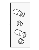 45007SEAE01 - Brakes: Bushing Kit for Honda: Accord, Civic, Insight Image