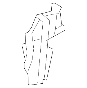 1K1819349F - HVAC: Heater Core Access Cover for Audi Image