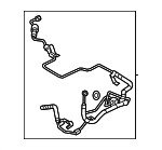 32416782376 - : Return Line Assembly for BMW: X5 Image