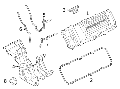 Valve & Timing Covers for 2010 Ford F-150 #0
