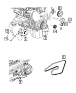 R4896805AE - Electrical: Engine Generator, Remanufactured for Chrysler: 300 | Dodge: Challenger, Charger Image