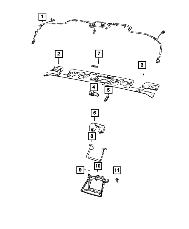 68702443AB - Interior Trim: Jumper Wiring for Mopar Image